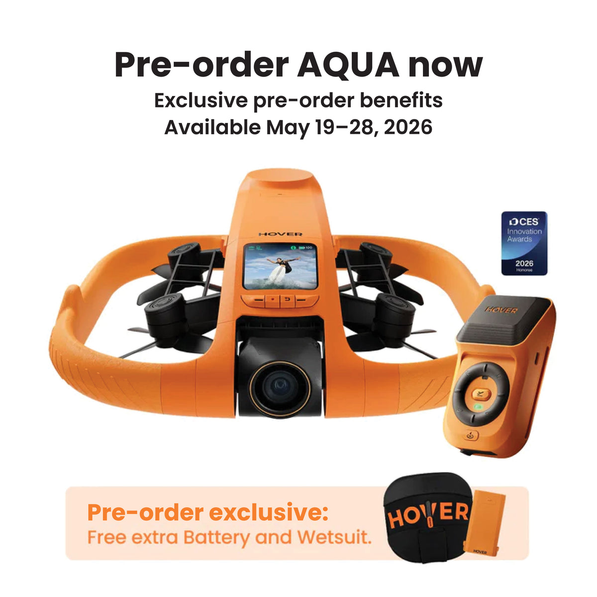 HOVERAir AQUA Waterproof Flying Camera